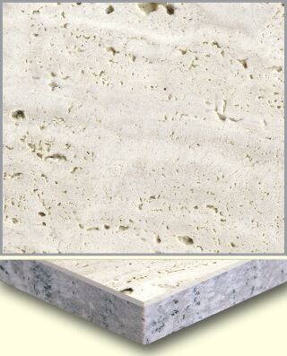 White Travertine Laminated