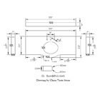 Bowed Vanity Top Drawing.