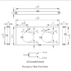 Sink Cut Out Drawing