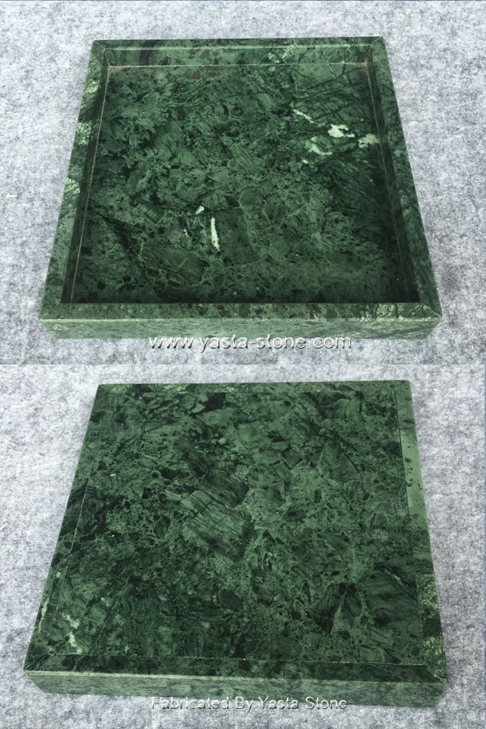 Green Marble Tray