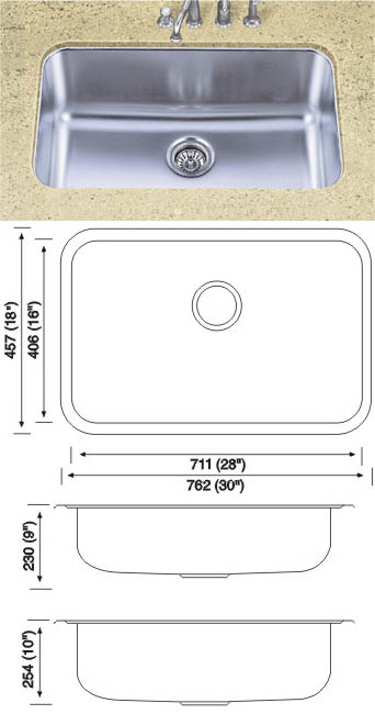 Kitchen Stainless Steel Sink