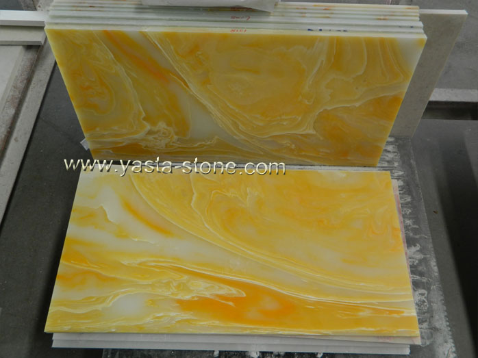 Yellow Artifical Onyx