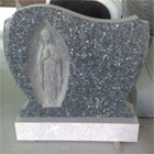 Blue Pearl Headstone