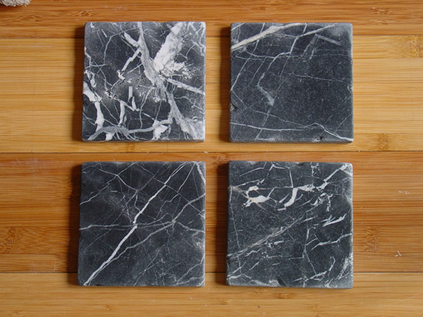 Black Marquina Tumbled Tile